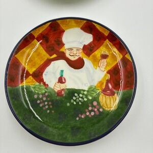 Certified International 5" Jennifer Brinley Chef Plate Collection Set of 4